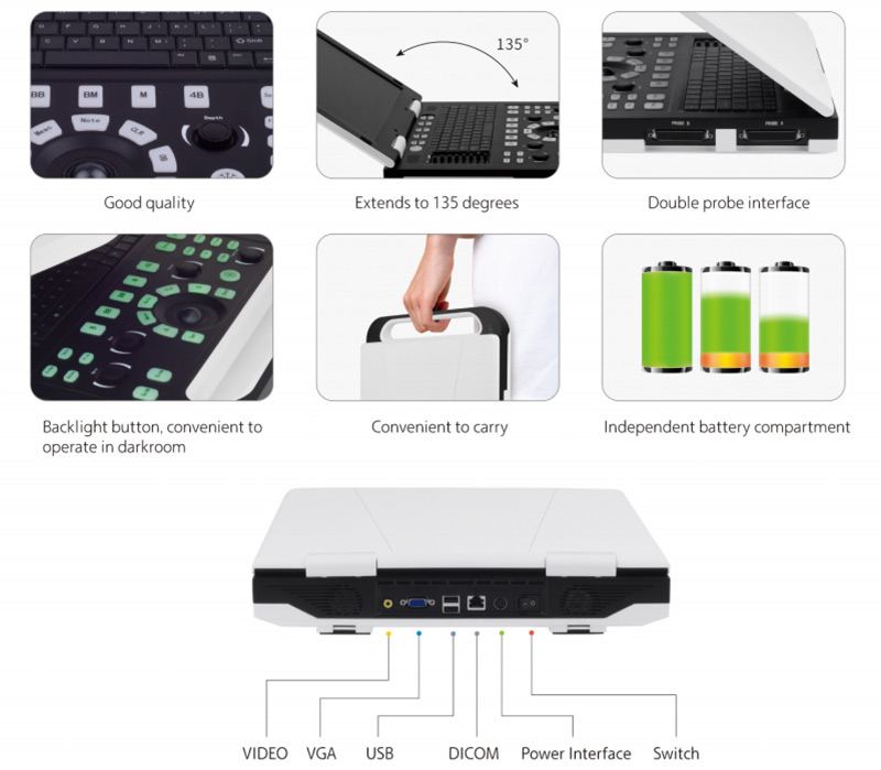 veterinary b/w portable ultrasound scanner 2