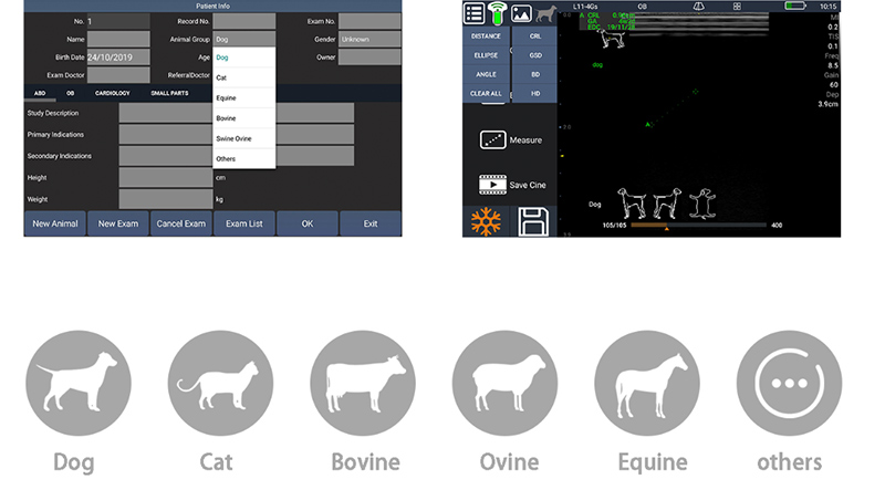 veterinary usb ultrasound scanner probe ，handheld scannerz3 7